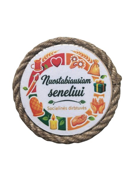 Padėkliukas gėrimui „Nuostabiausiam seneliui“